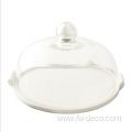 Dustproof Glass Cover with Plate Glass Cake Dome